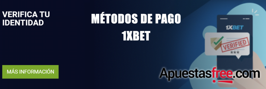 MÉTODOS DE PAGO 1XBET