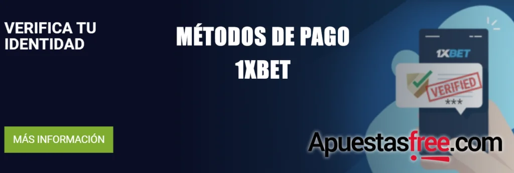 MÉTODOS DE PAGO 1XBET