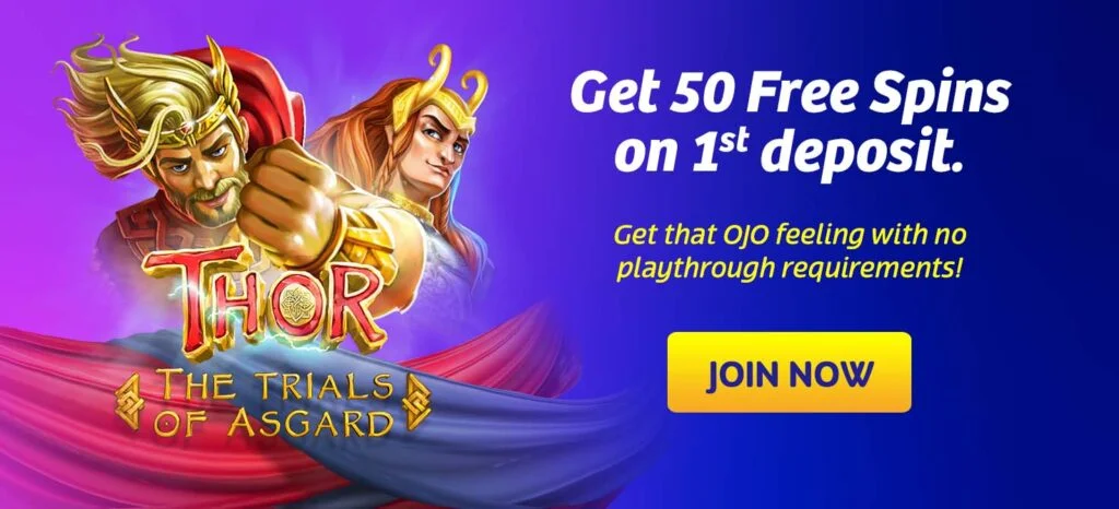 playojo 50 free spins