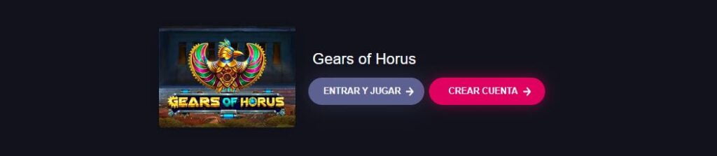 Gears of Horus slots