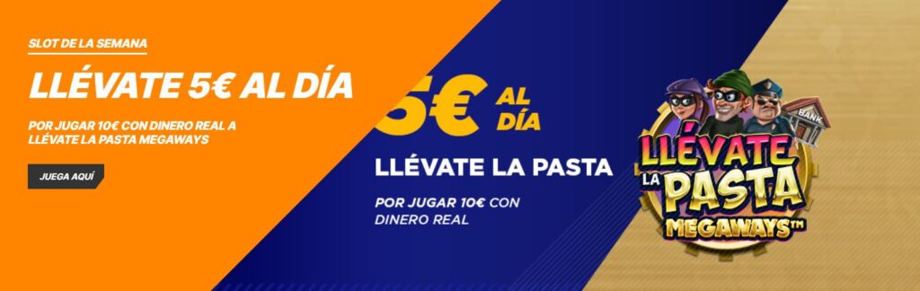 Kirolbet slot Llévate La Pasta