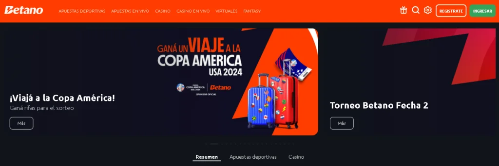betano en vivo