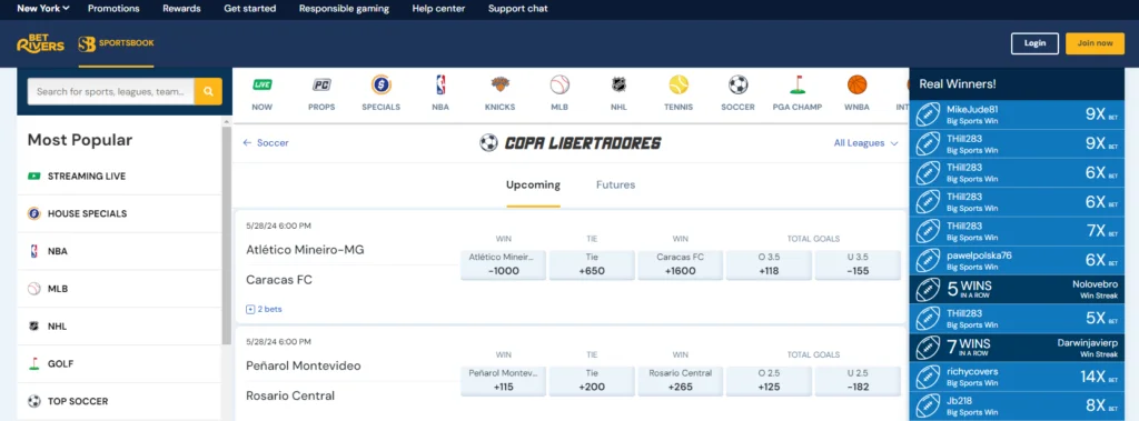 betrivers copa libertadores