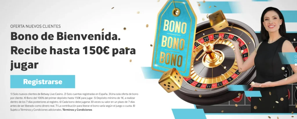 bono bienvenida betway ruleta