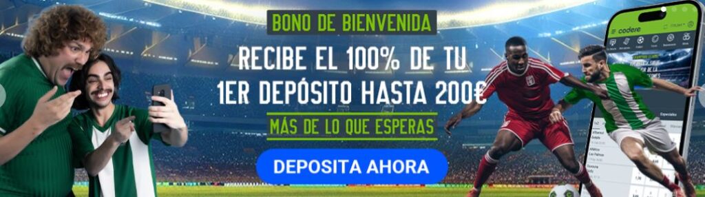 bono bienvenida codere final champions