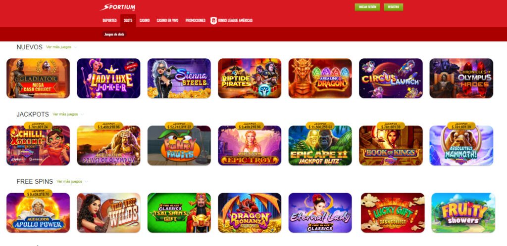 sportium slots casino