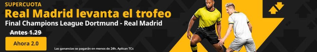 supercuota betfair madrid gana champions