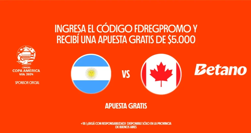 betano apuesta gratis argentina