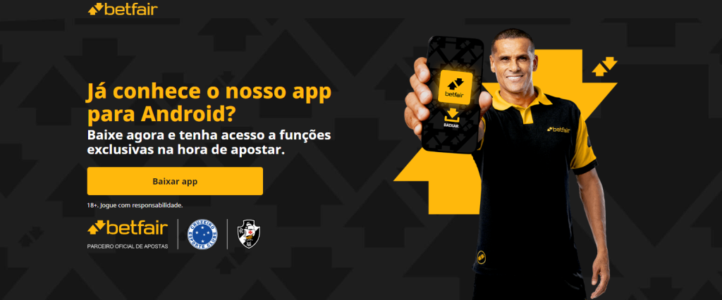 BETFAIR como baixar app
