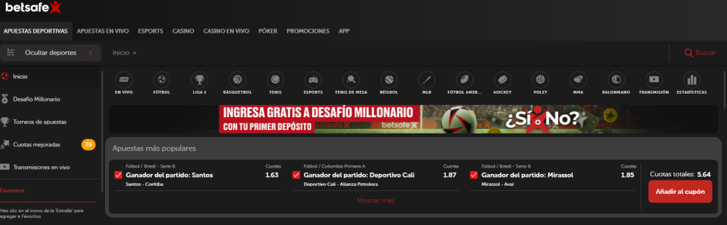 betsafe apuestas deportivas