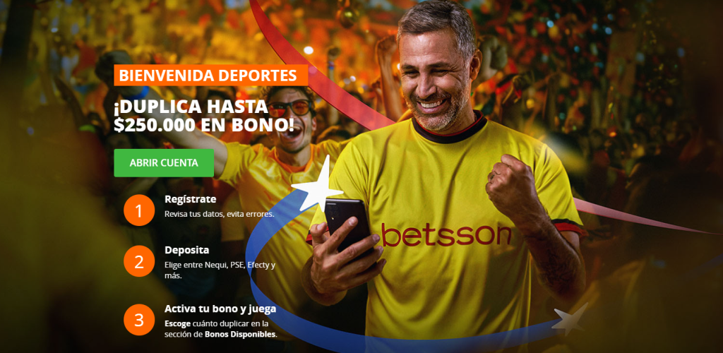 betsson registrar una cuenta