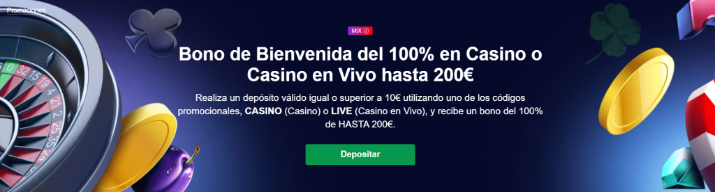 código promocional bono casino marathonbet