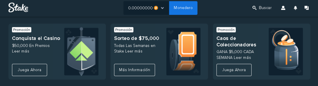 stake códigos promocionales