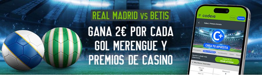 Codere Real Madrid vs Betis