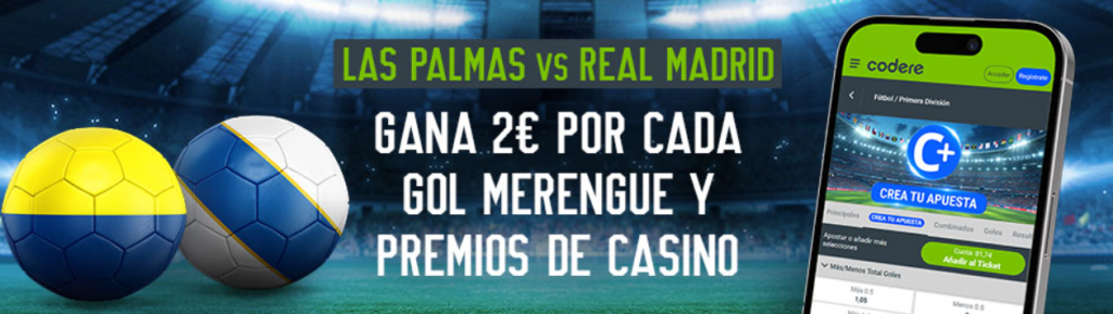 las palmas vs real madrid codere