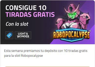 tiradas gratis slot Robopocalypse