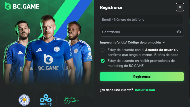 bcgame registro argentina