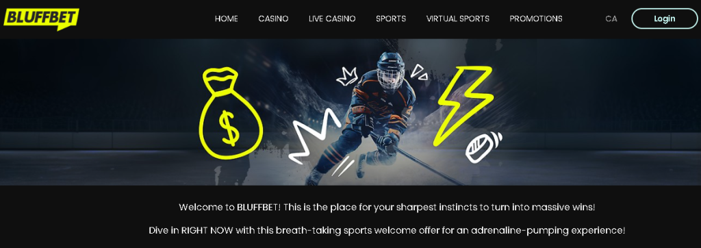 bluffbet canada bonus sportsbook