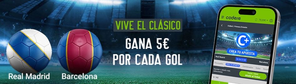 Codere Real Madrid vs Barcelona