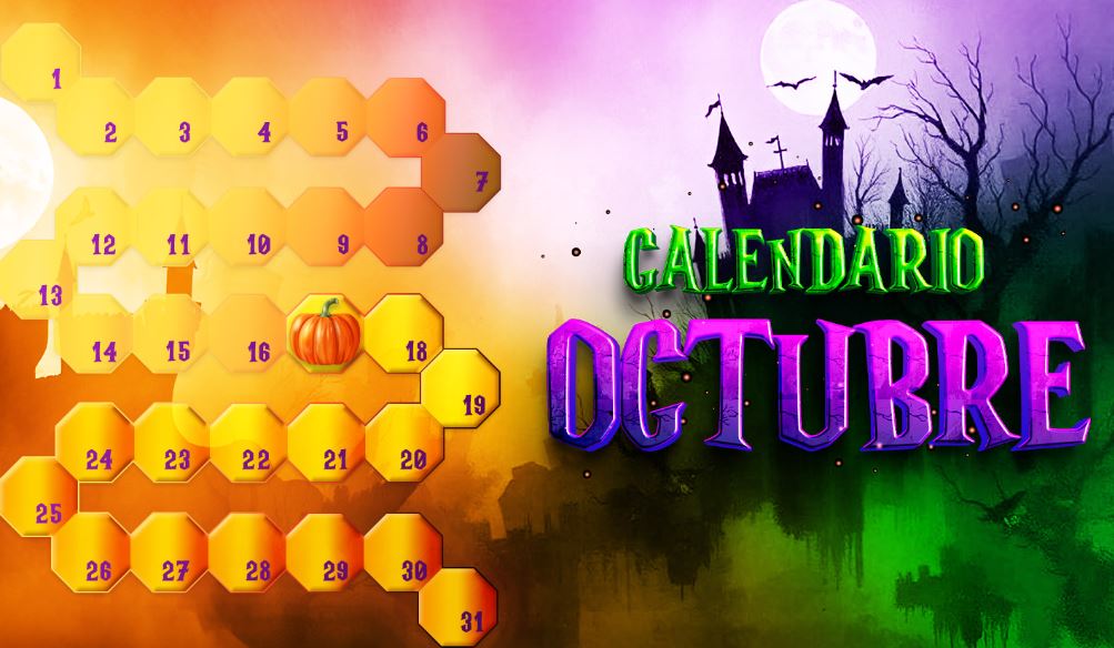 Pastón Calendario de Octubre