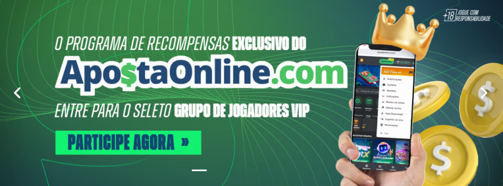 apostaonline programa de recompensas