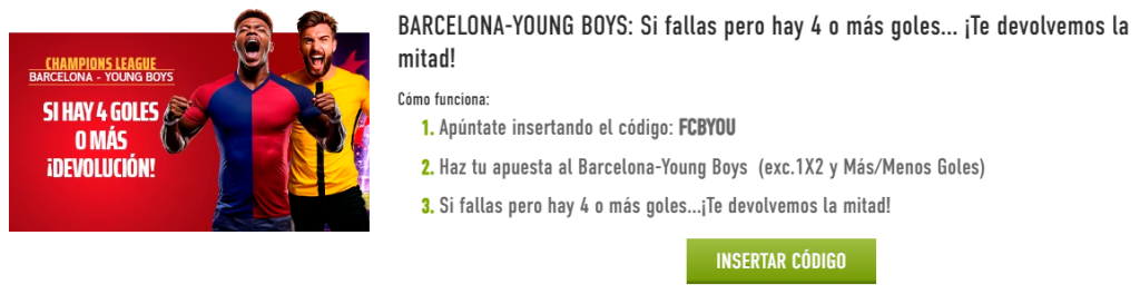 barcelona vs young boys sportium