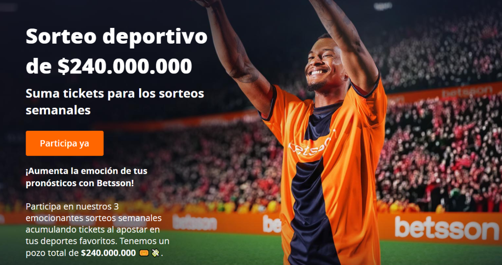 betsson sorteo deportivo