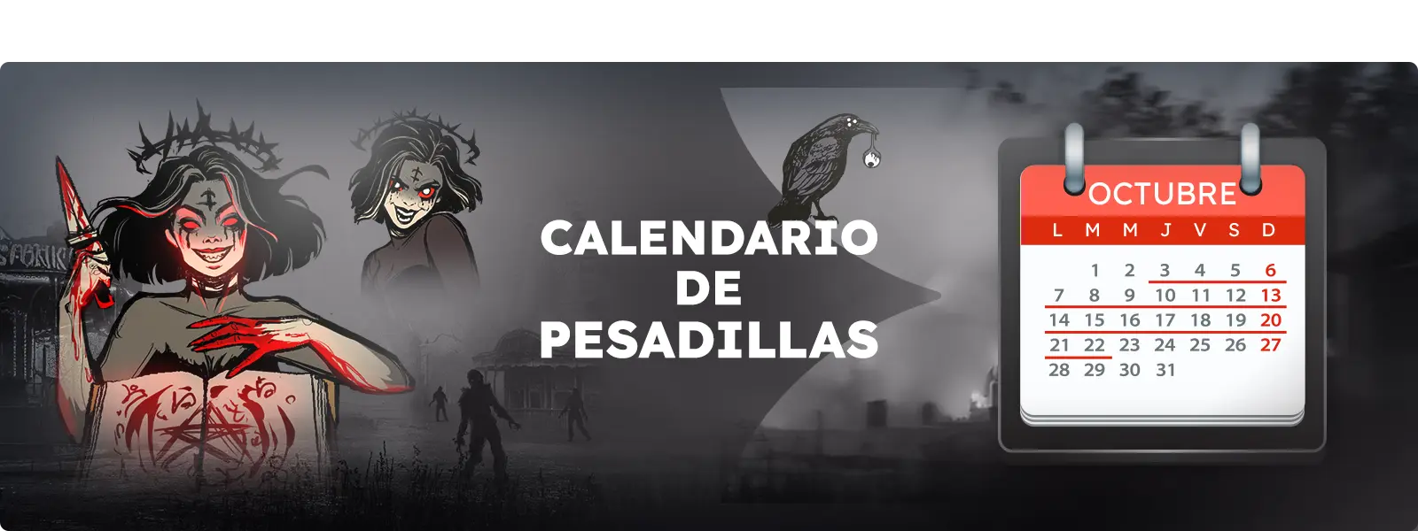 calendario de pesadilla casino barcelona