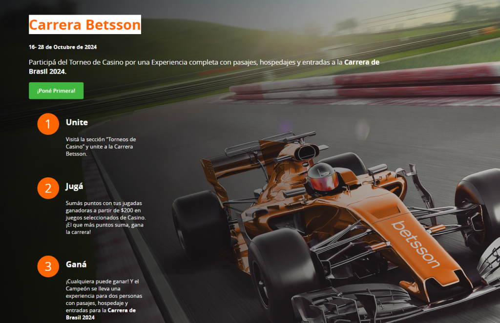 carrera betsson