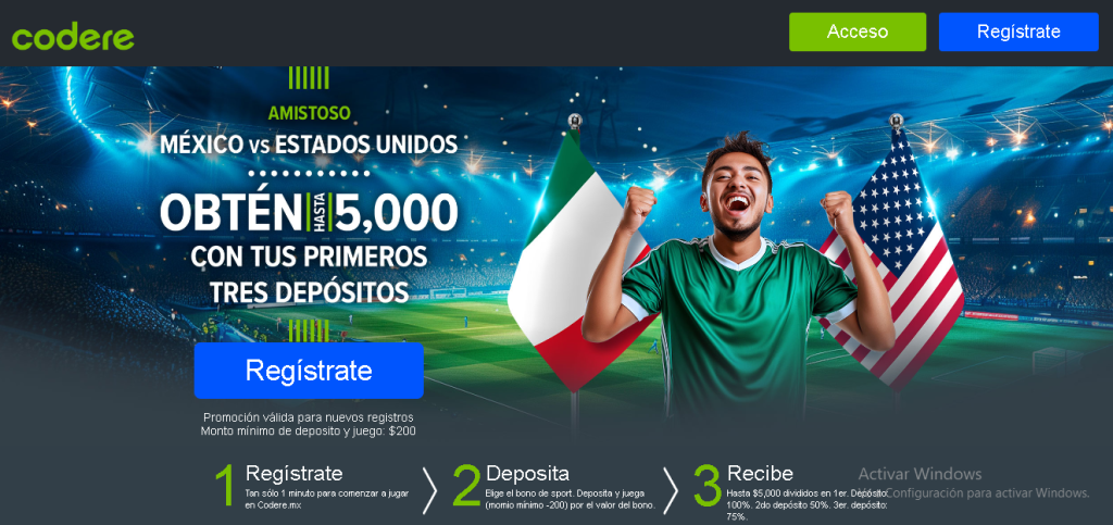 codere méxico vs estados unidos