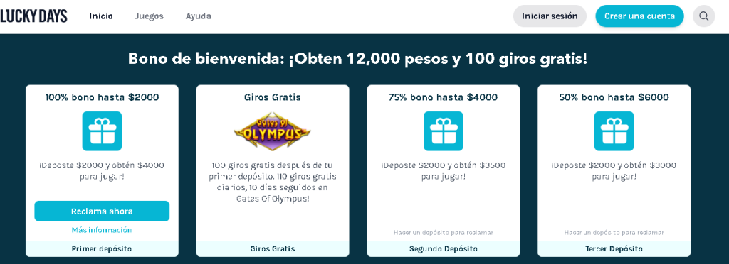 luckydays giros gratis