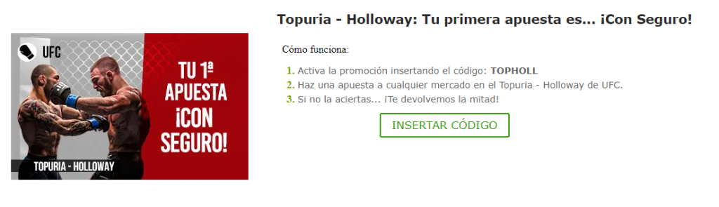 marcaapuestas topuria vs holloway