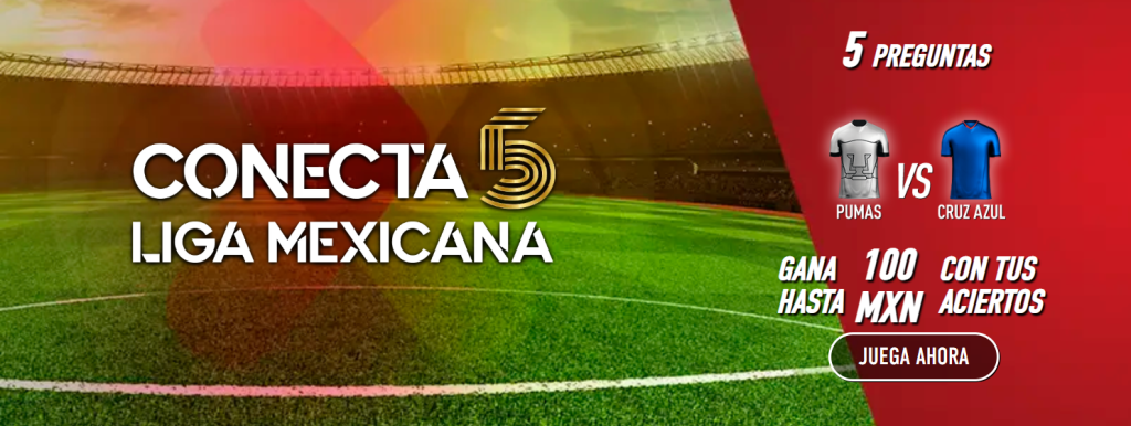 sportiumbet conecta 5 liga mexicana