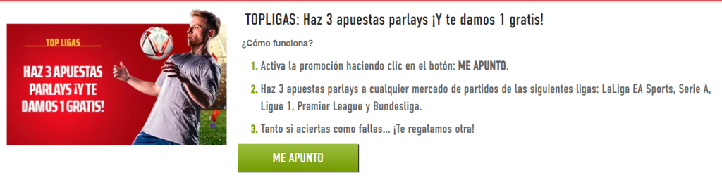 sportiumbet oferta top ligas