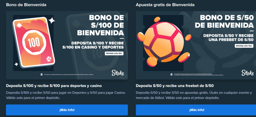 stake bienvenida