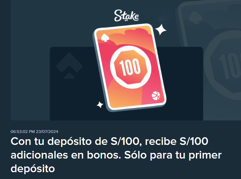 stake bono casino
