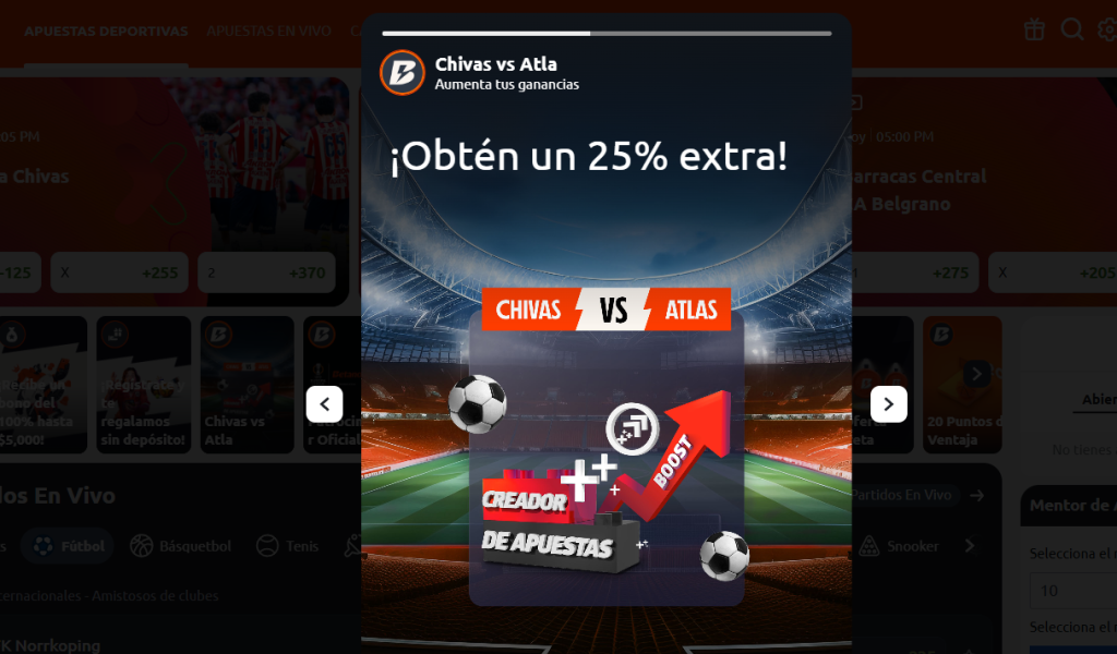 betano boost chivas atlas