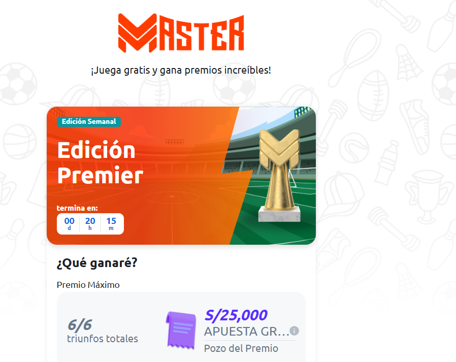 betano master premier league