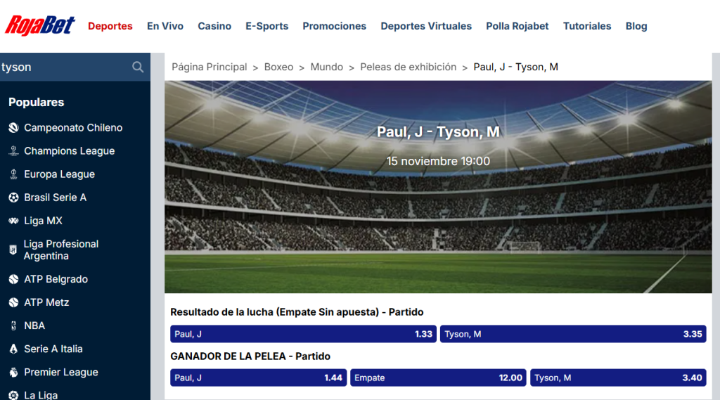 cómo apostar paul vs tyson