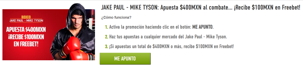 sportiumbet promoción paul tyson