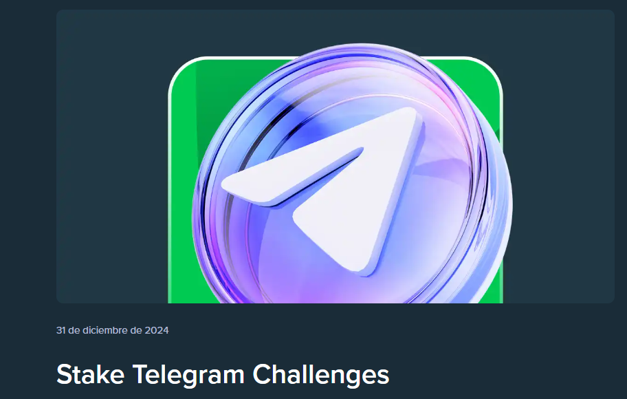 stake desafíos de telegram