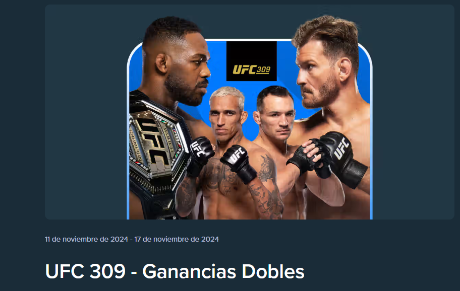 stake ganancias dobles ufc