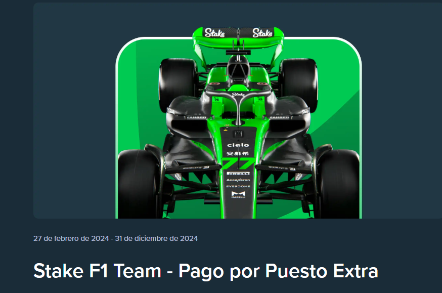 stake promoción en f1