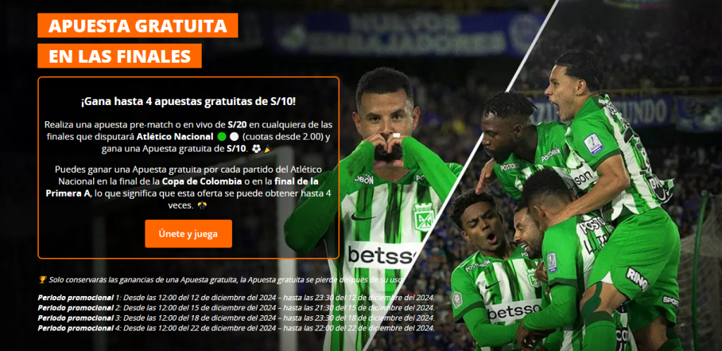 betsson apuesta gratuita finales