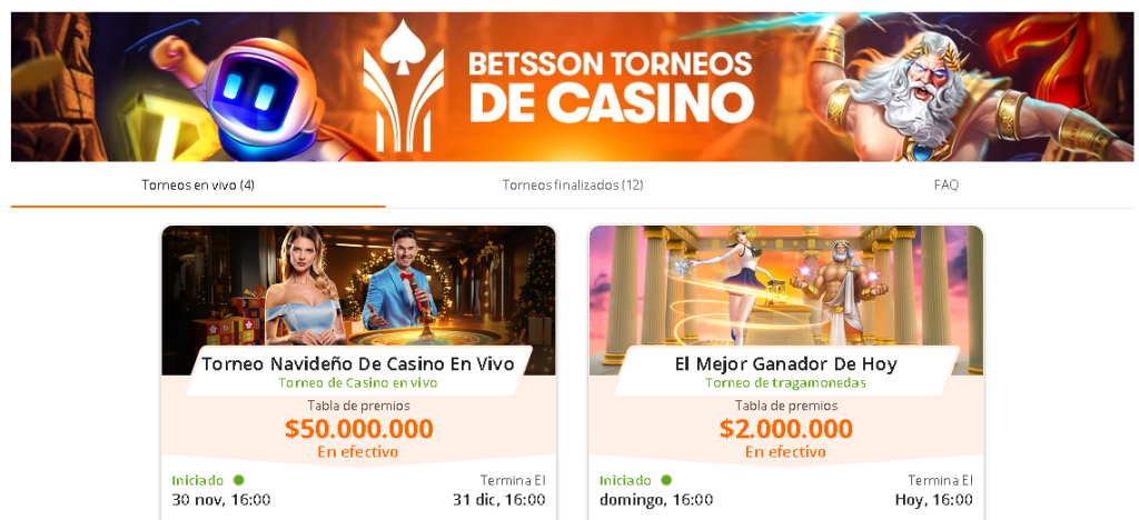 betsson torneo live casino