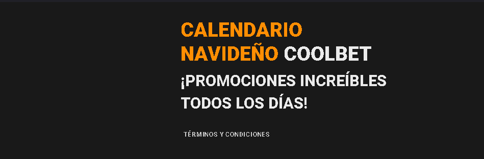 calendario navideño en coolbet