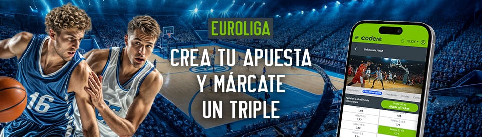 crea tu apuesta codere euroliga