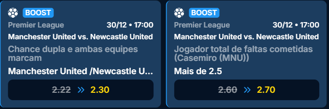 estrelabet boost manchester newcastle