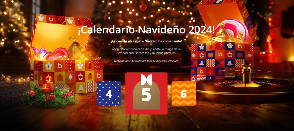 calendario navideño betsson