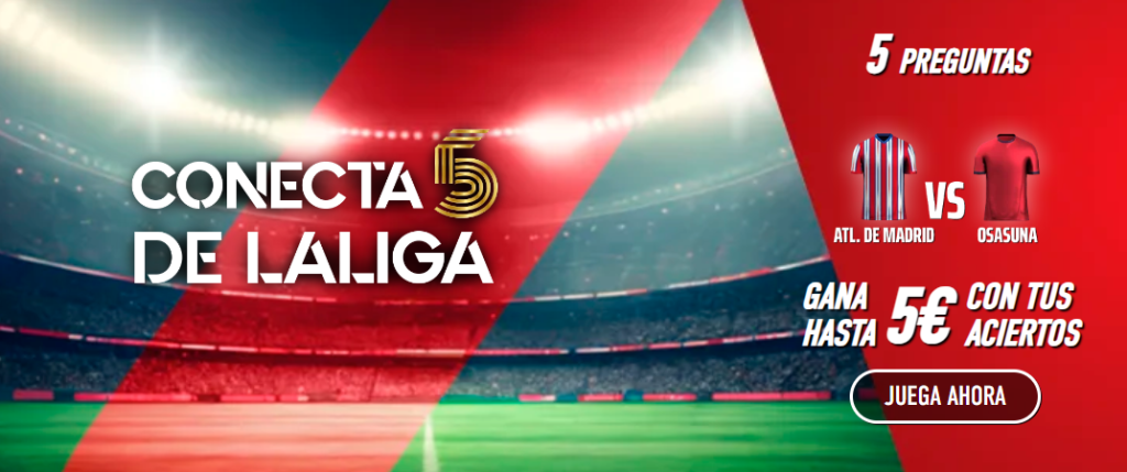 sportium conecta 5 atlético de madrid vs osasuna